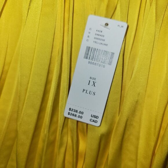 ANTHROPOLOGIE Hutch Halted Pleated Maxi Dress 1X NWT Pockets - Picture 14 of 16